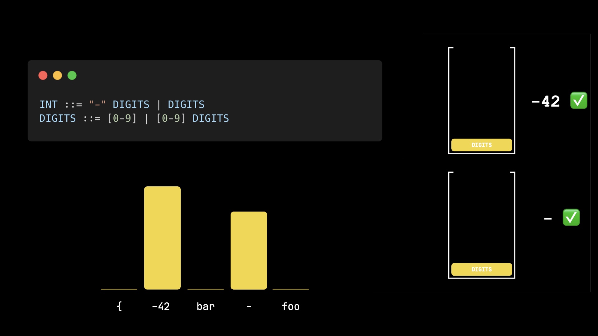 Both candidate stacks accepted with checkmarks